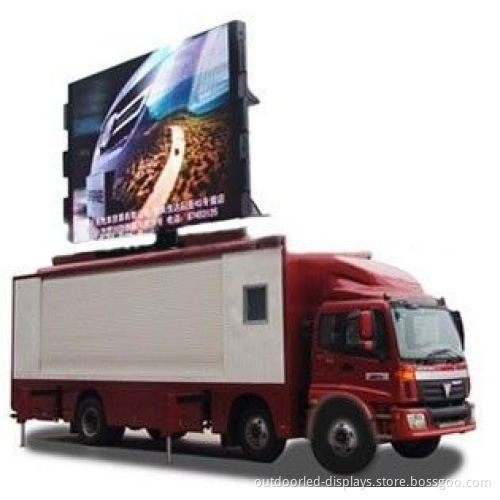 P6 Outdoor Full Color Truck Mounted Led Screen For Sports , Dip236